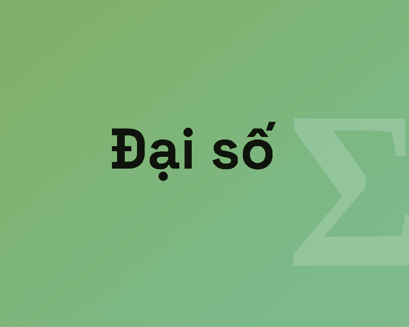 Đại số